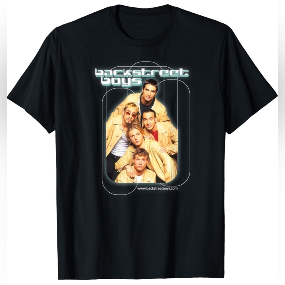 NWOT- Backstreet Boys - Women’s Retro Glow Photo T-Shirt